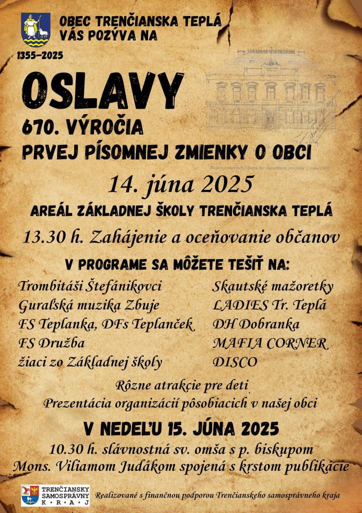 oslavy obce