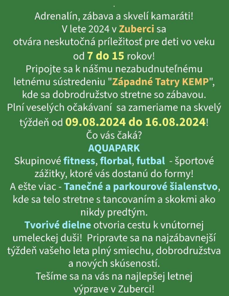 kemp zuberec